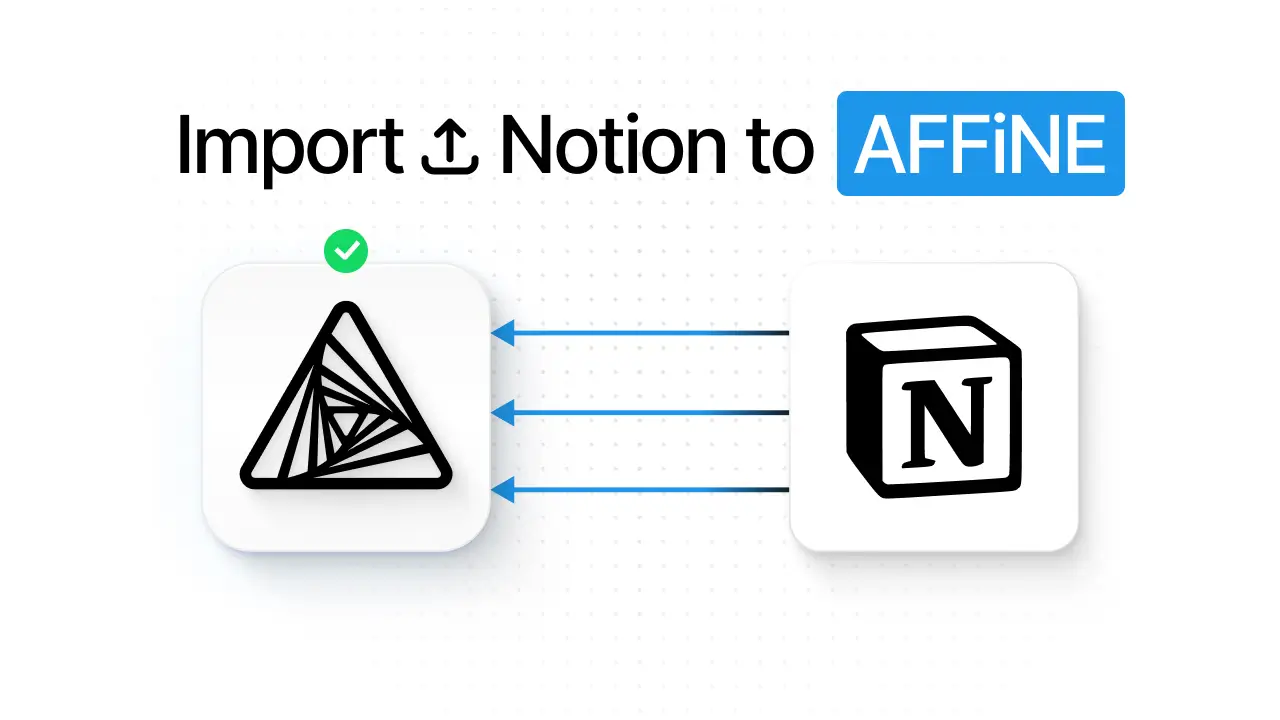 Import your data from Notion into AFFiNE|The Latest Tutorial