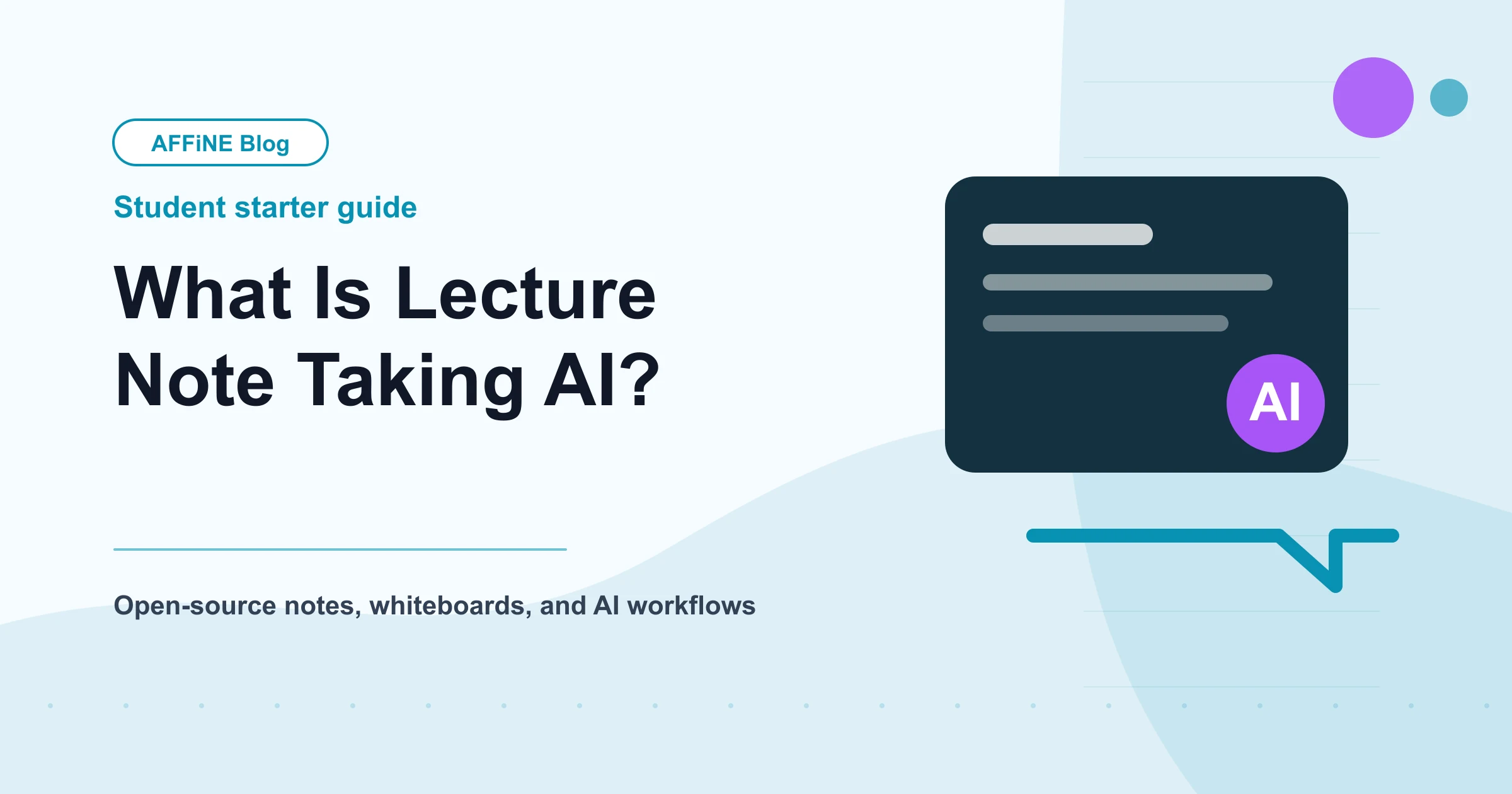 What Is Lecture Note Taking AI? Student Starter Guide