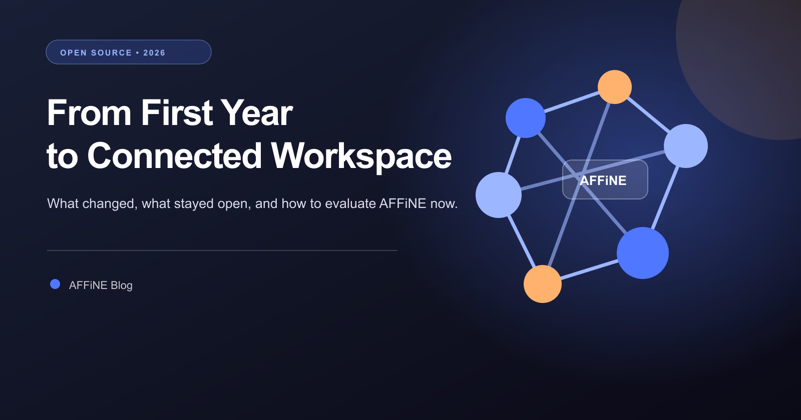 AFFiNE open-source workspace update